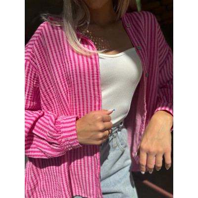 Koszula muślinowa STRIPES -...