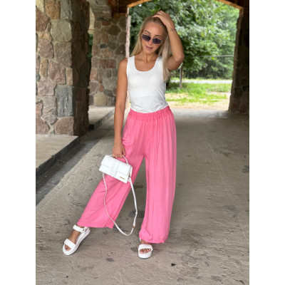 Spodnie wiskozowe SANTIAGO-...