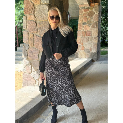 Spódnica wiskozowa midi -...