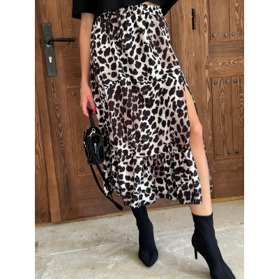 Spódnica midi z rozcięciami...