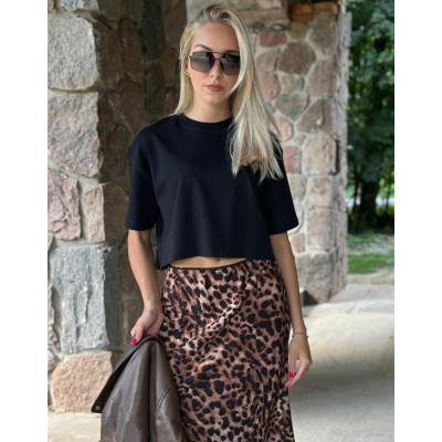 T-shirt BASIC ELLEN - czarny