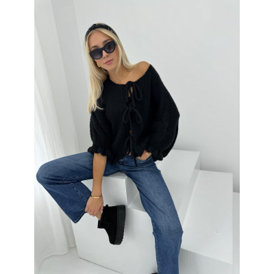 Kardigan z wiązaniem SWEET...