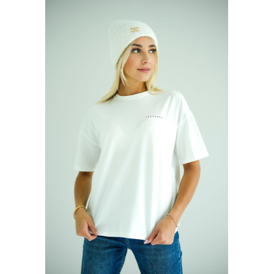 T-shirt LENOSHKA BASIC - biały