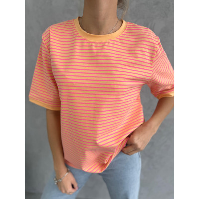 T-shirt STRIPES - neonowa...