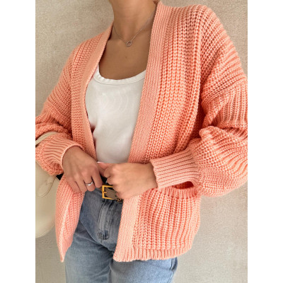 Kardigan Bocca - brzoskwinia