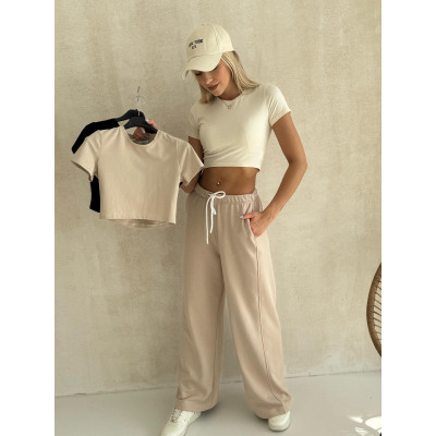 Spodnie DELMA - jasny beż