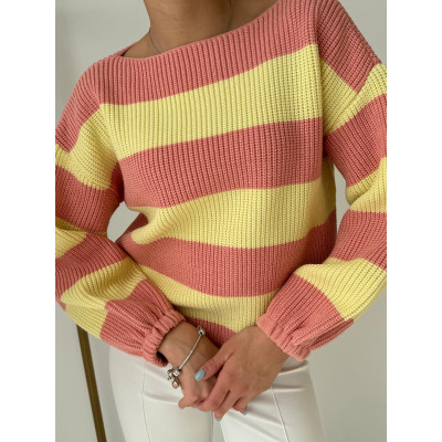 Sweterek w paski VENI -...