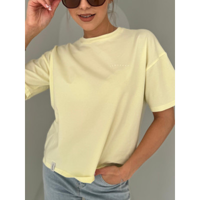 T-shirt LENOSHKA BASIC - żółty