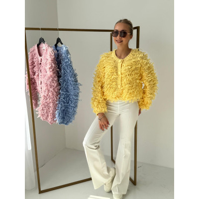 Sweter VERONA-żółty