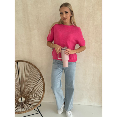 Sweterek BABY ALPAKA - malina