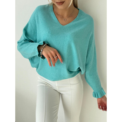 Sweterek ELEGANCE - seledynowy