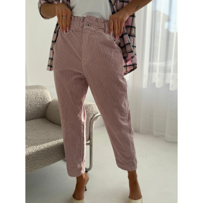 Spodnie sztruksowe PASTEL -...