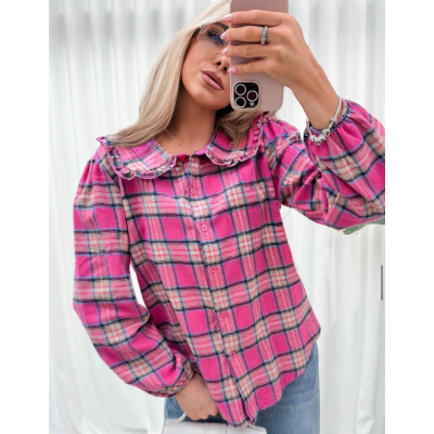 Koszula w kratkę z...