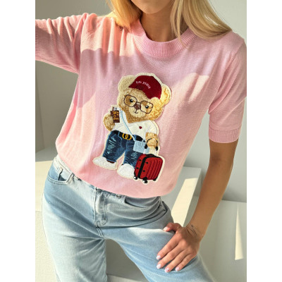 T-shirt  sweterkowy BEAR -...