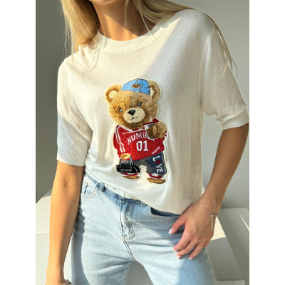 T-shirt  sweterkowy BEAR...