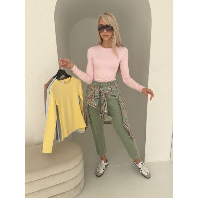 Longsleeve basic PASTEL -...