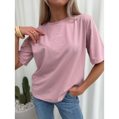 T-shirt MINIMAL - pastelowy...