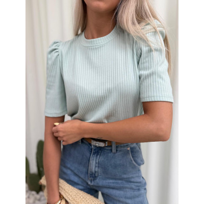 Bluzka PRIMAVERA puff - mięta