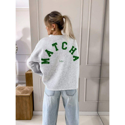 Bluza MATCHA LATTE - popielata