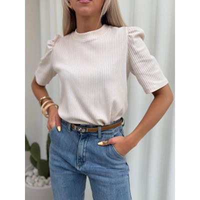 Bluzka PRIMAVERA puff - kokos