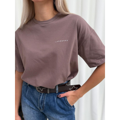 T-shirt MINIMAL - fango