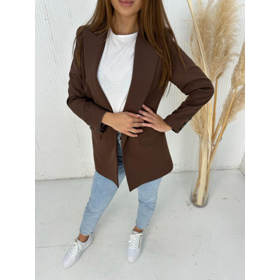 Marynarka Inez- czekolada