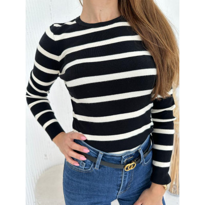 Bluzka prążkowana Stripes -...