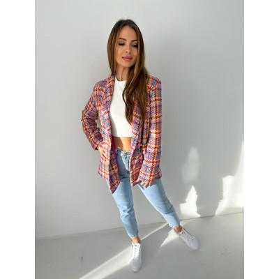 Marynarka COLORFUL - różowa...