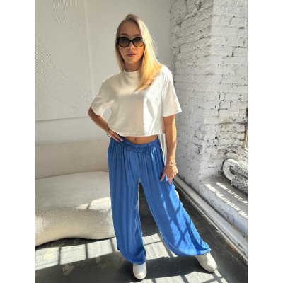 Spodnie wiskozowe SANTIAGO-...