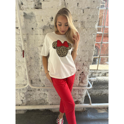 T-shirt MINNIE - biały